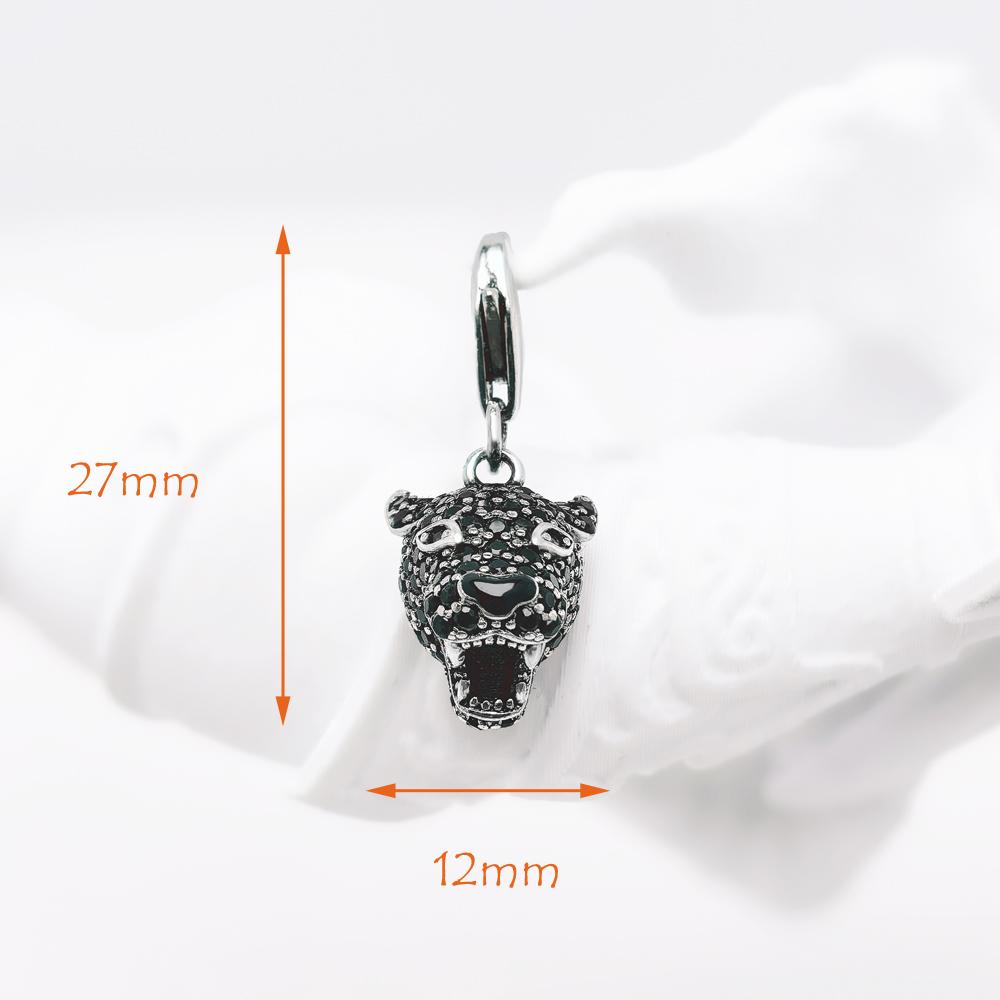 Brand New Black Cat Pendant Bead Component Lucky Charm Bead Component Mystical Predator Perfect Gift Designed For Women Men Summer Copper Metal Punk