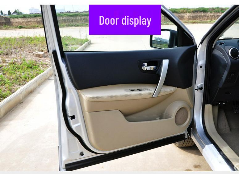 Qashqai 08-15 Door Panel Leather Armrest Cover for Interior Renovation