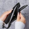 Women Wallet Frosted Leather Vintage Female Clutch Bag Credit Card Holder Ladies Zip Purse Phone Bag Money Clip