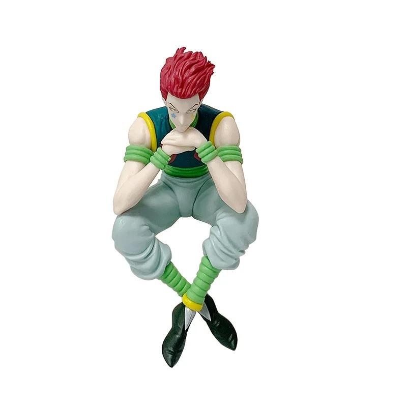 14Cm Hunter×Hunter Anime Figurine Kurapika Action Figurine Chrollo Illumi Hisoka Figurine Collection Noodle Stopper Model Toys Room