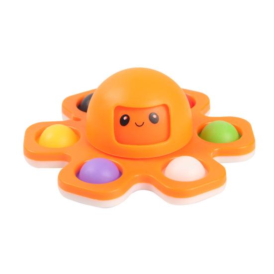Fidget Spinner Octopus Shape Rotating Stress Relief Gyro Portable Decompression Spinner Concentration Aid