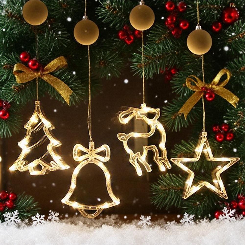 4pcs LED String Lights Room Party Festival Decorative Lights 3 AAA Batteries Powered