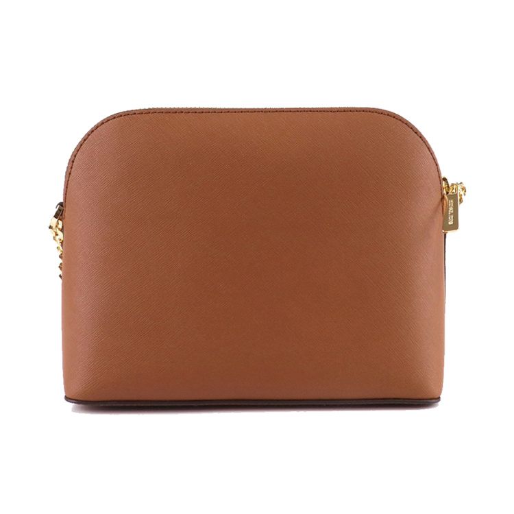 Michael Kors MK Jet Set Travel Letter Logo Chain Commuter Leather Shell Crossbody Bag Women bags Caramel-Brown 35F1GTVC6T-LUGGAGE