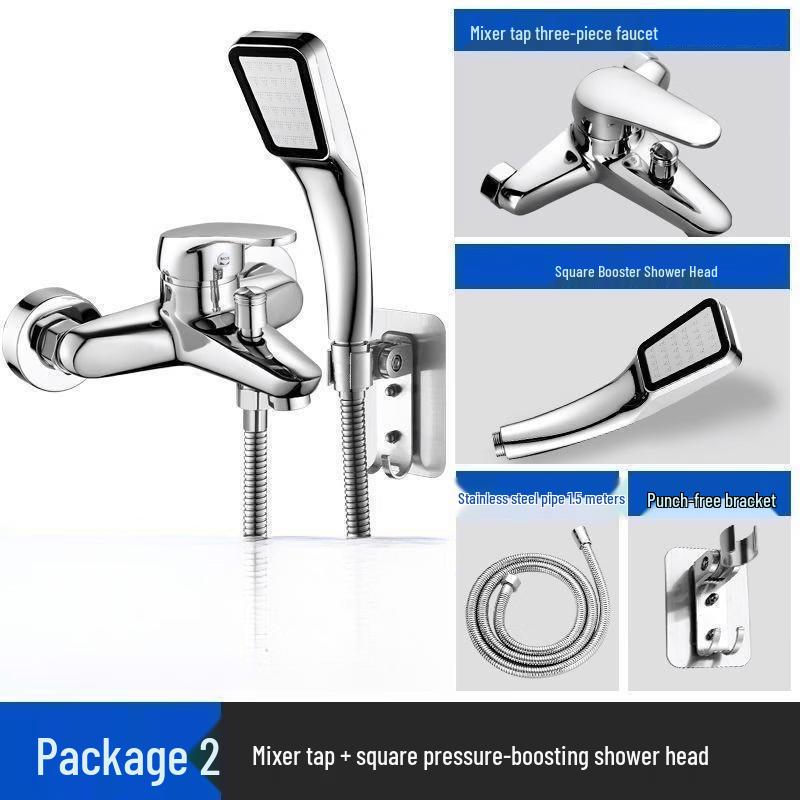 TLXT Brass Bathtub Shower Faucet System