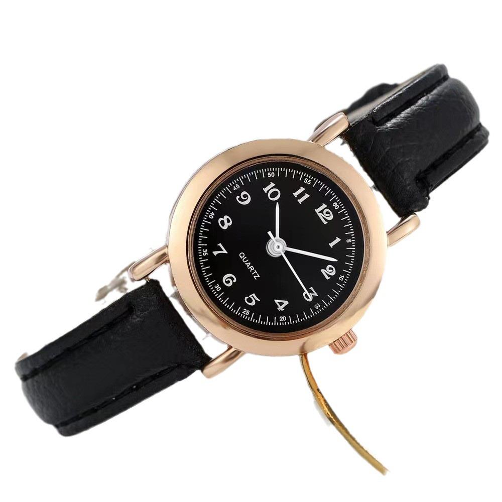 Korean-Style Cute Retro Watch for Female Students – Simple, Thin Strap, Small Dial, Perfect for Couples and School Use