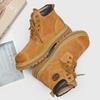 Autumn and Winter New Fashion Lace-up Martin Boots Thick-soled High-top Outdoor Tooling Boots Winter Velvet Boots 2345-H