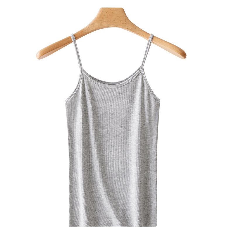 Übergröße Damen Racerback Spaghetti-Träger Tanktop - Anti-Expositions Ärmellose Unterwäsche