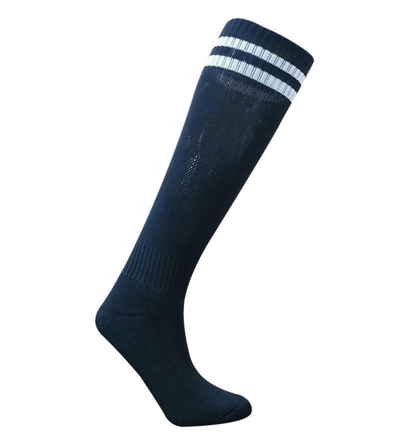 

Long Towel Bottom Football Socks Moisture-Absorbing And Non-Slip Sports Socks Striped Adult Children Quick-Drying Football Training Socks adult size l [suitable for sizes 38-44]