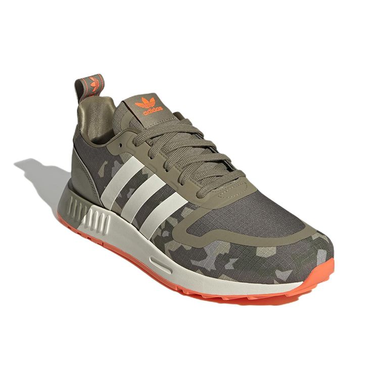 Adidas Originals Multix Comfortable Mesh Durable Low-Top Marathon Running Shoes Unisex Sneaker Linen-Green GZ3542