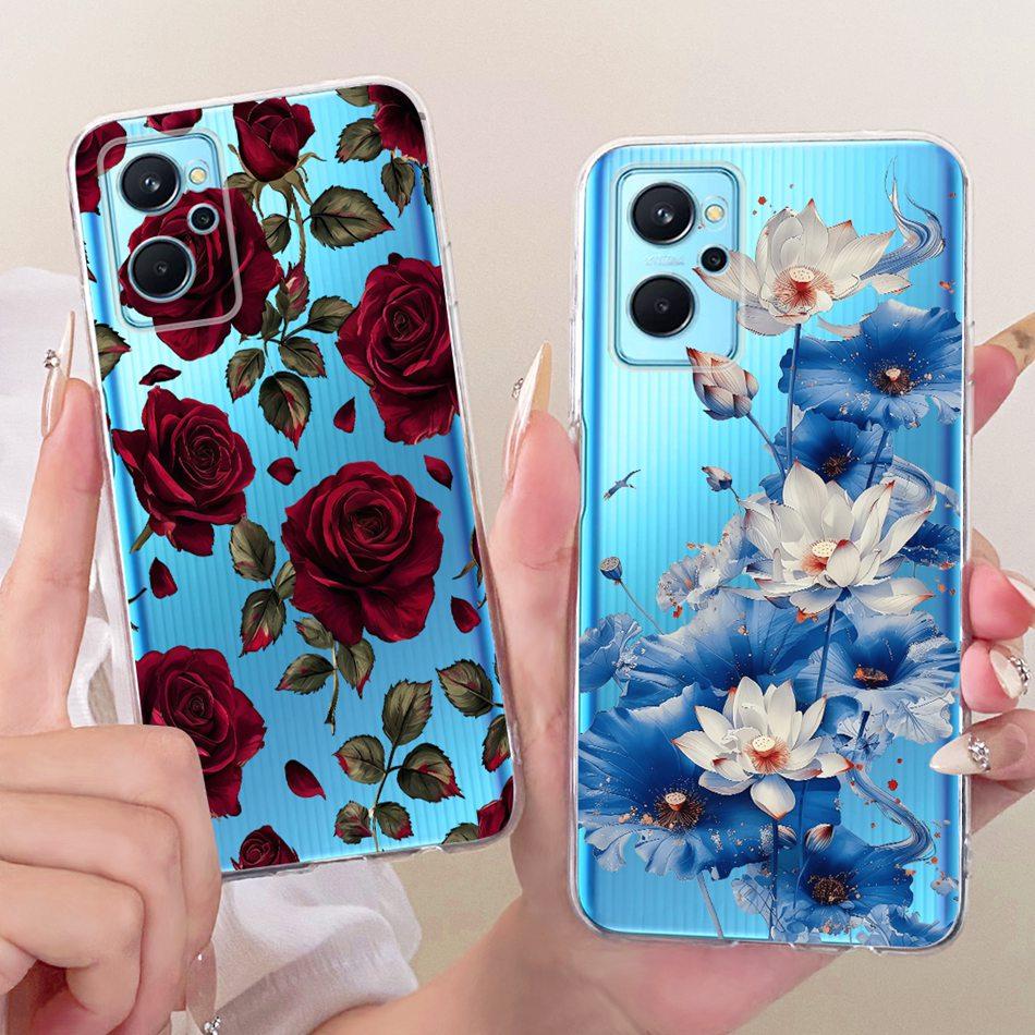 For Realme 9i RMX3491 New Simple Style Phone Case For Realme9i 4G Transparent TPU Soft Silicone Cases