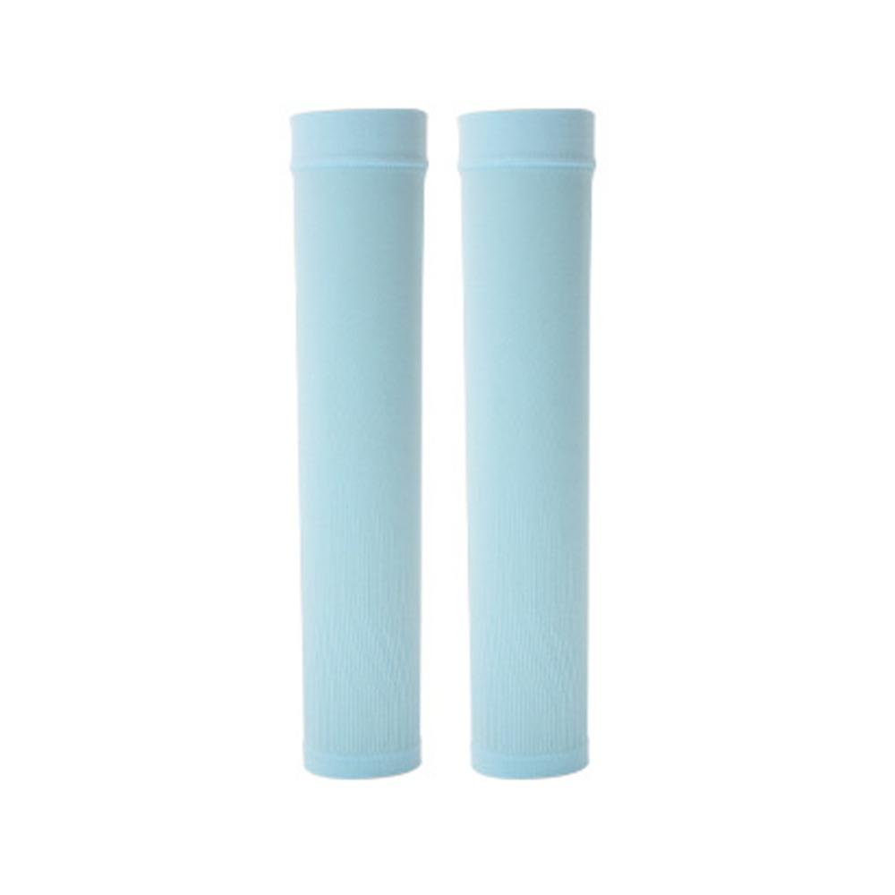 

1pair UV Protection Kids Arm Sleeves Elastic Cooling Arm Sleeves Portable Sports Arm Sleeves Youth