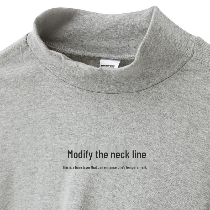 Yiershuang Men's 100% Cotton Mock Neck Thermal Underwear Set