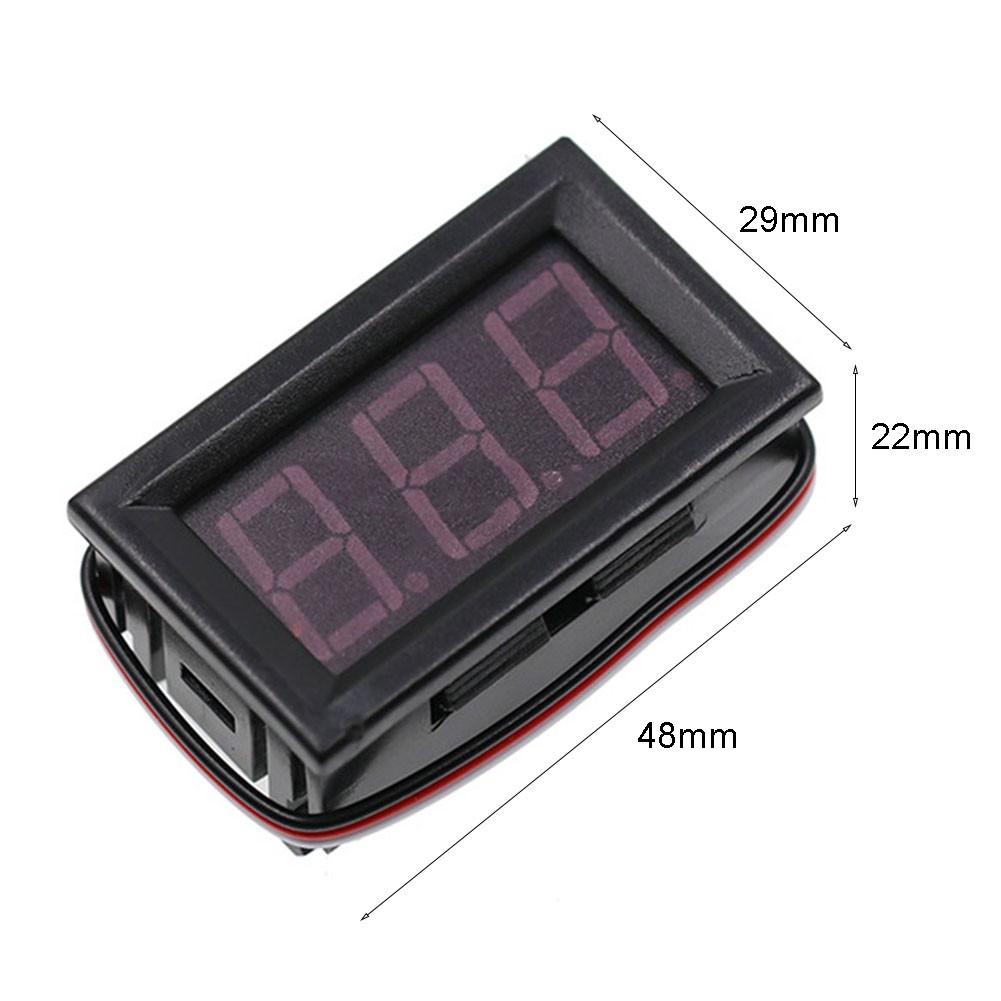 

48 X 29 X 22 Mm Voltage Table DC0.00V-30.0V Red New червоний