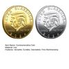 2Pcs Commemorative Coin Exquisite Trump American Eagle Commemorative Coin Set for Home