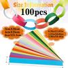 100PCS/150PCS Hanging Swirl Decorations Streamers Household Decorations Colorful Perfect for Birthdays Weddings Celebrations