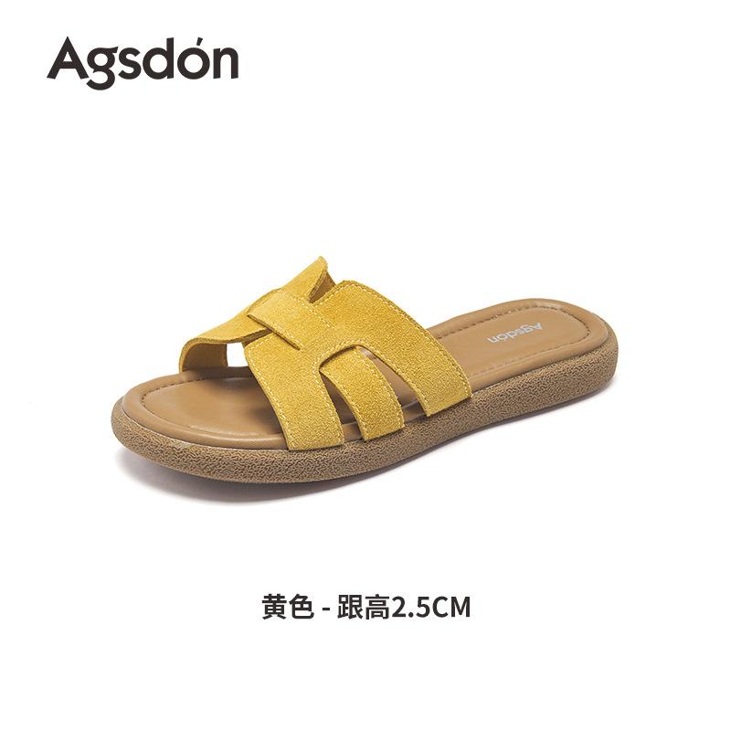 Ciabatte Agostino estate nuove belle non stancano i piedi Sandali romani freschi con gonna