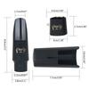 Professional Saxophone Mouthpiece Kit: Alto Saxophone Flute Head Mouthpiece with Plastic Cap & Ligature - Easy-to-Use Saxophone Mouthpiece Cover Cap