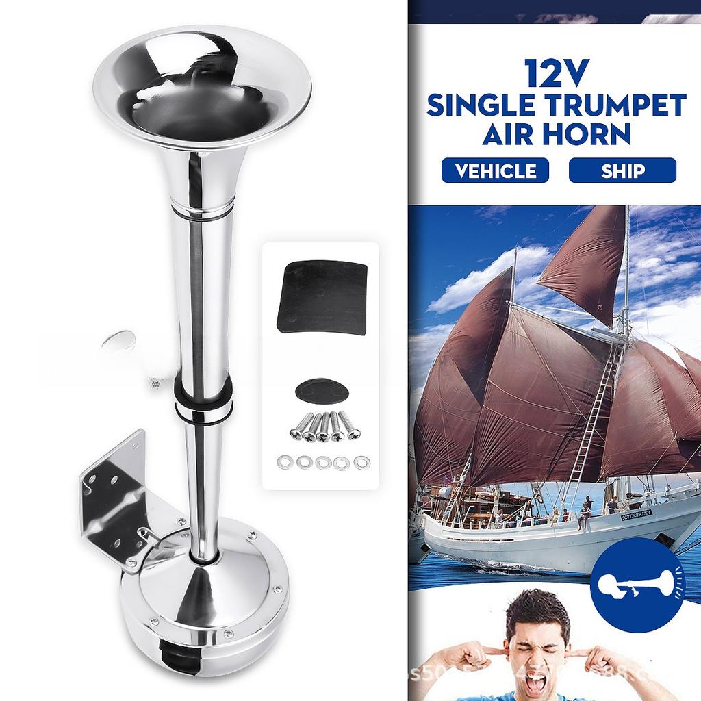 High-quality Car Horn, Boat Horn, Active Single and Double Tube Horn, with Its Own Power, No Need for External Air Source