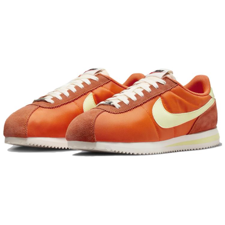 Nike Cortez TXT Safety Orange Women Sneakers Sail Team-Orange Life-Lime HJ9612-800