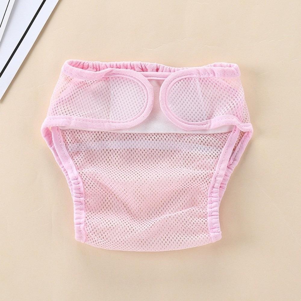 Washable Newborn Training Pants Breathable Cloth Nappies Baby Underwear Toddler Stuff S розовый