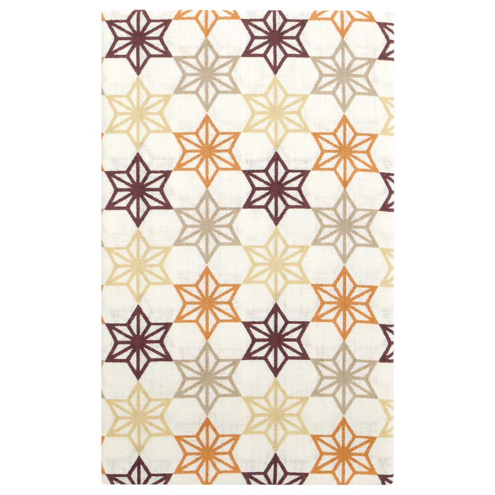 

Hamamonyo Tenugui Marquetry Hemp Leaf Pattern Off White (Towel)