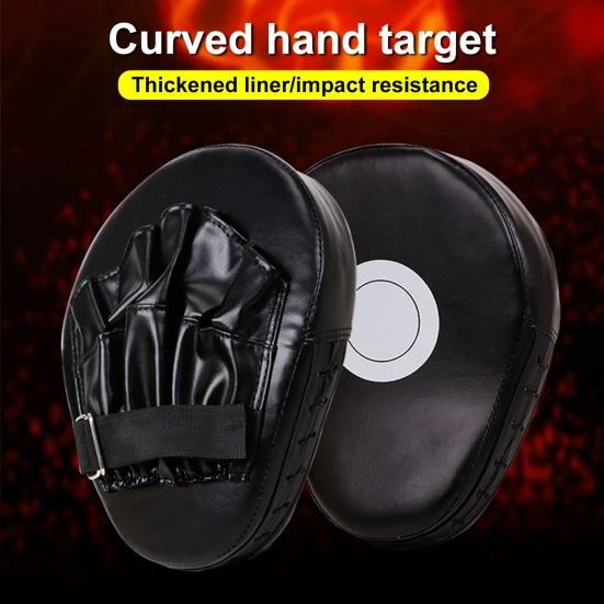 1 par Buet Focus Boksing Mitt Kunstskinn Menn Kvinner Muay Thai Kampsport MMA Sparring Trening Punching Target Hanske Håndputer