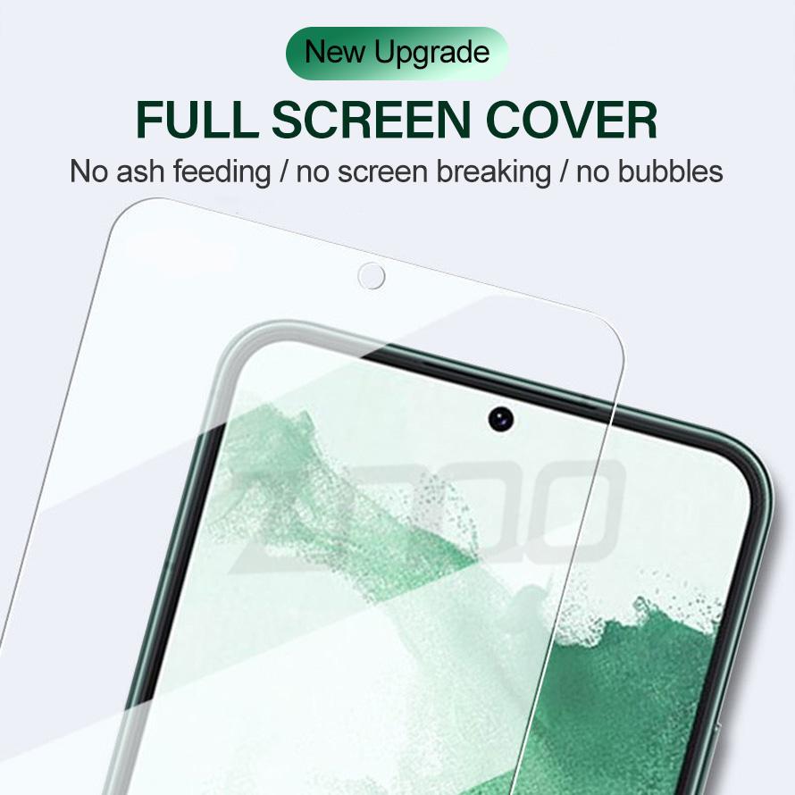 2PCS Tempered Glass For Samsung Galaxy S21 S22 S23 Plus S24 FE S25 S26 Ultra S25edge Screen Protector Fingerprint Unlocking2