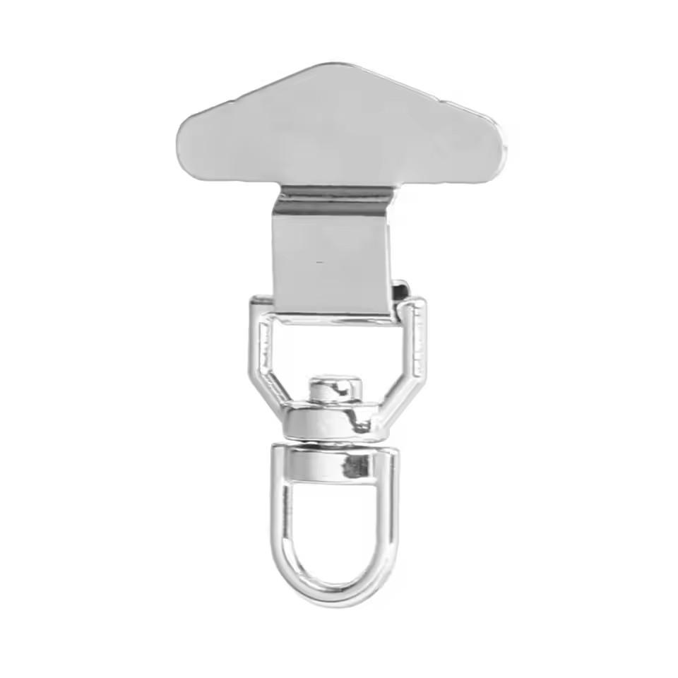 360° Rotatable Phone Lanyard Clip Patch Ultra-thin Stainless Steel Phone Case Hanging Rope Card Anti-lost Strap Fixed Gasket