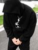 Unisex Hoodie, Halloween, Cartoon Ghost Print, Pullover Sweatshirt, Streetwear Casual, Autumn Winter Outdoor, Drawstring Hooded Long Sleeve