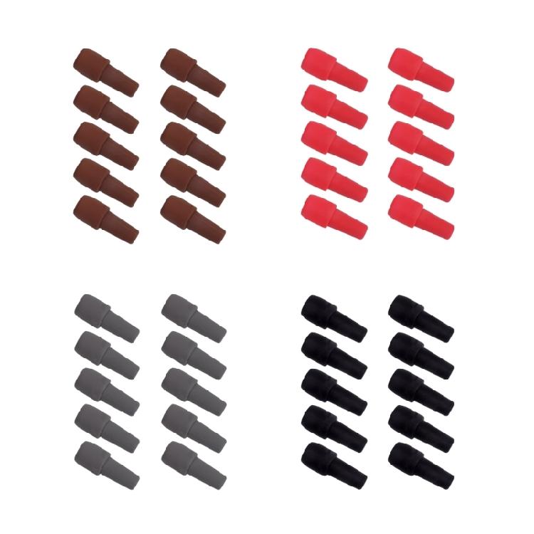 Set of 10 Silicone Wine Bottle Seal Cover Wine Stopper for Wine Enthusiasts