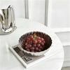 Glossy Finish 304 Stainless Steel Fruit Basket Shell Shape Salad Serving Bowl for Kitchen Counter Table Centerpiece