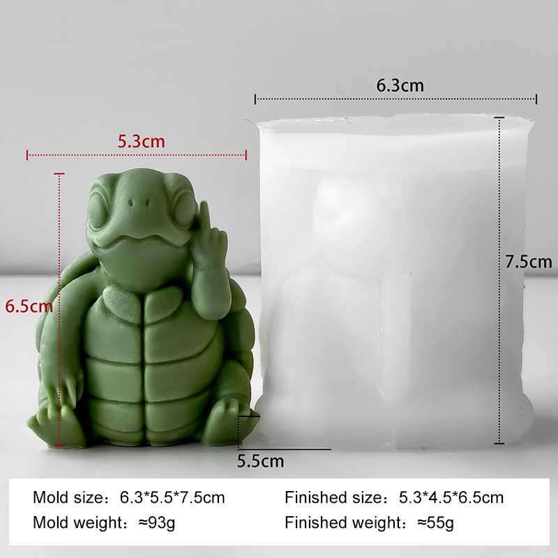 Alpine Cow Yak Turtle Unicorn Silicone Candle Mold Cartoon Animal Dragon Puppy Plaster Rein Molds Home Decoration Making