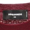 DSQUARED2 wool blend Long sleeve sweater XS Bordeaux Men's Used