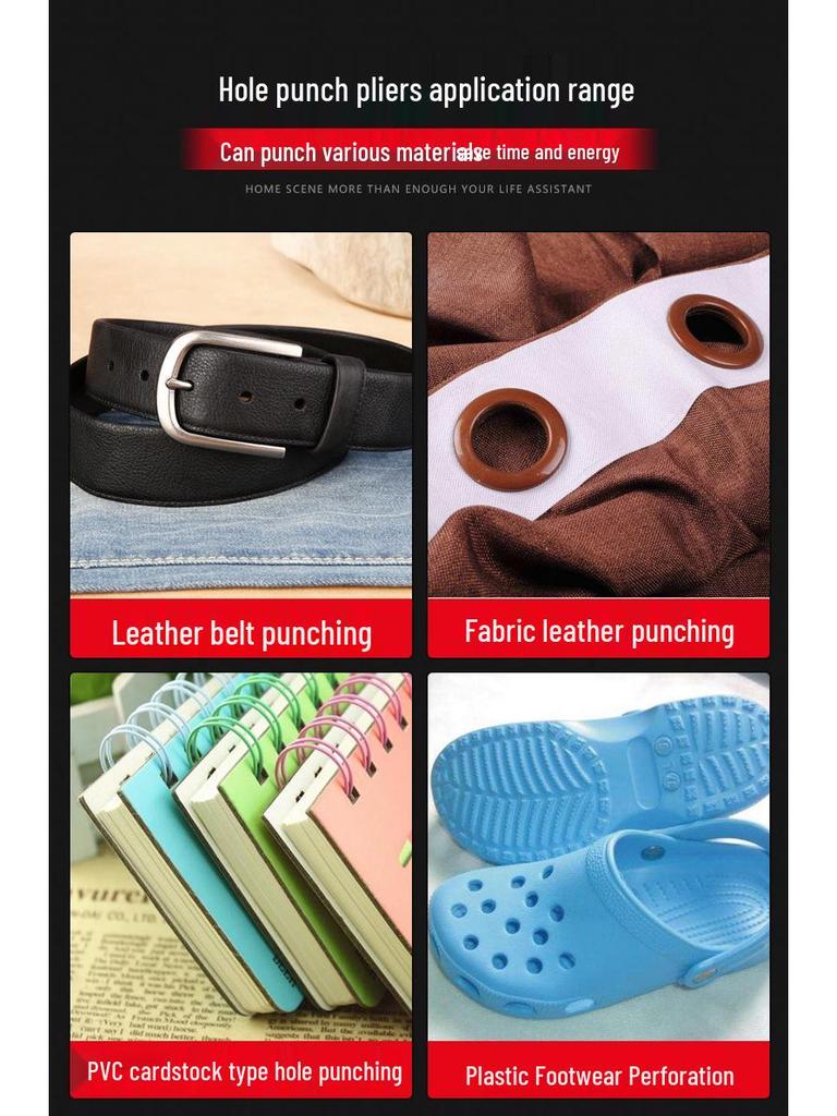 Otis Multi-Function Belt and Watch Strap Hole Punching Pliers