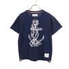 Made In Japan Short Sleeve T-shirt L Navy Men's Used