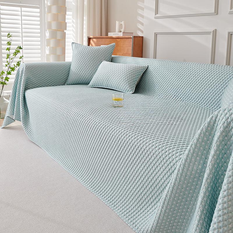 

Ледяной шелковый коврик, чехол для дивана, летнее прохладное полотенце для дивана, простое серое грязеотталкивающее полотенце, чехол для дивана, одеяло 200*130cm