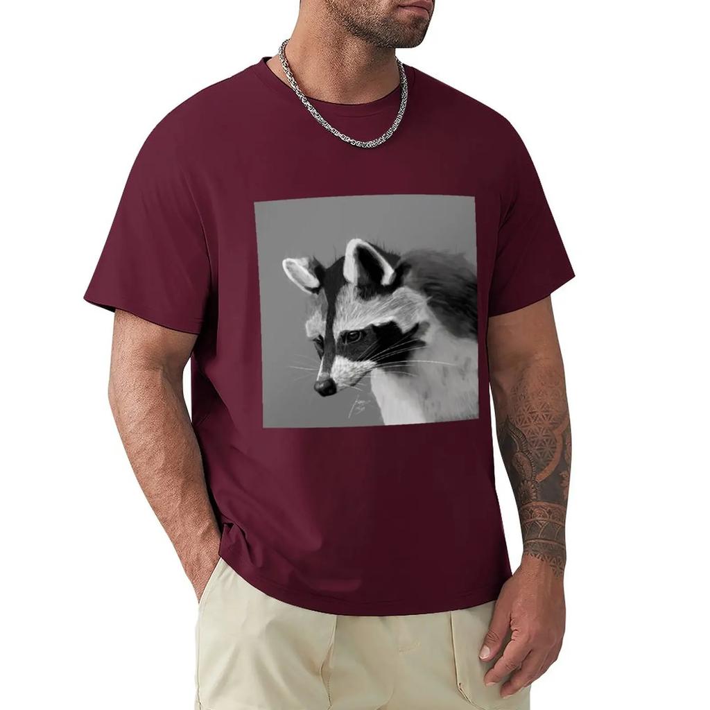 Raccoon T-Shirt sublime t shirt anime T-shirts for cotton