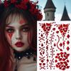 Halloween Face Rhinestone Stickers Scar Gem Stickers, Wound Body Art Glow In The Dark Party Gems Decals, Waterproof Self Adhesive Temporary Tattoo for