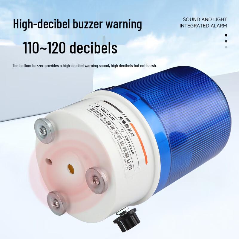 UOSU Magnetic LED Warning Strobe & Sound Alarm