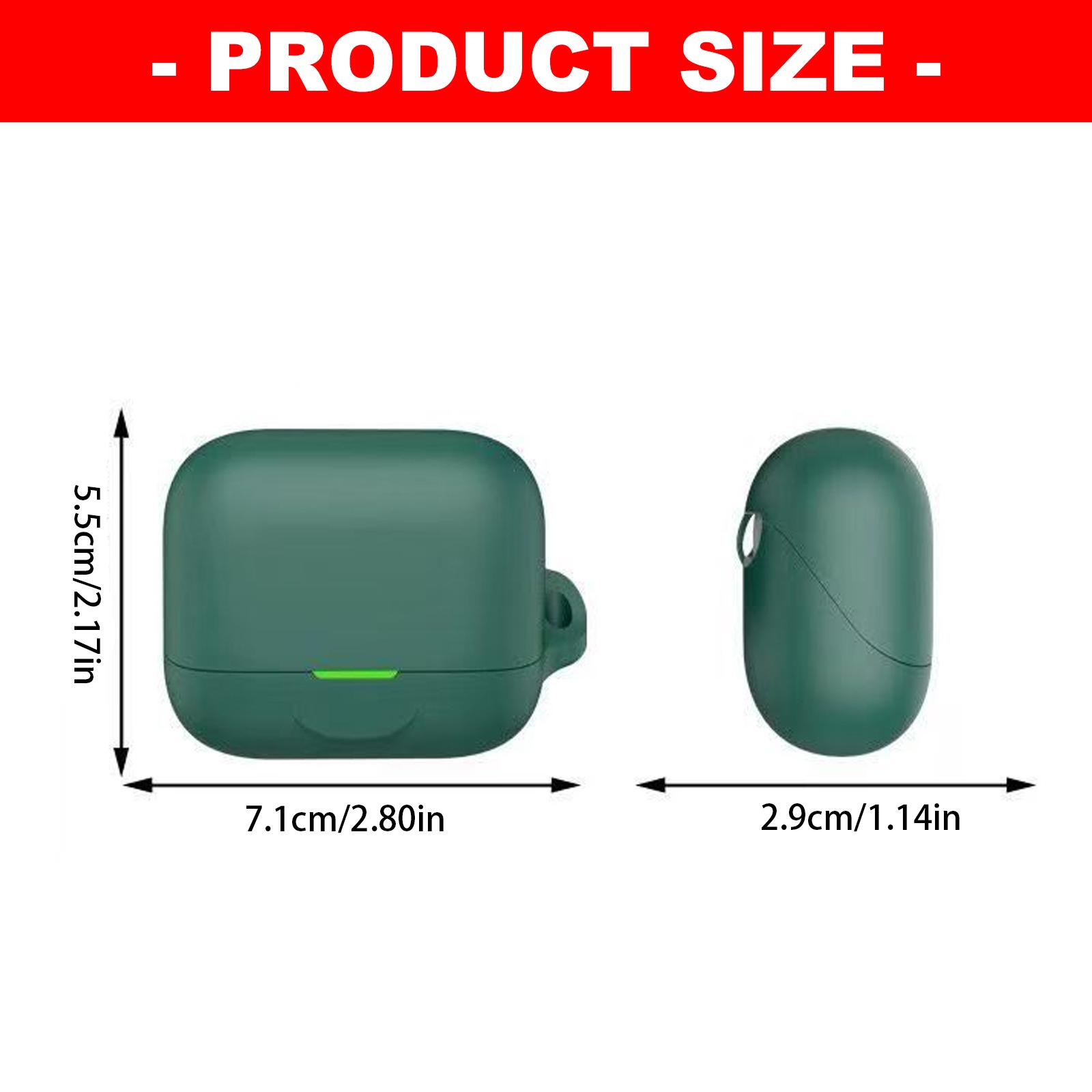 

Silicone Case Protector Compatible for Air Pro4+ Headsets Shock Absorbent Cover Guard Protective Skin Soft Flexible Case чёрный