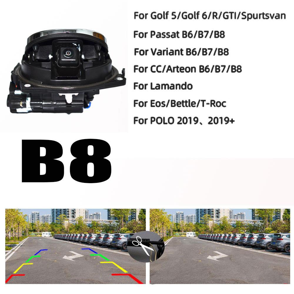 

Логотип Камера заднього виду з функцією перемикання для VW Golf MK7 MK5 MK6 Passat B8 B6 B7 POLO 6R 2021 Нова версія Задній вид з перемикачем багажника