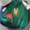 The Amazing Circus Rabbit Hoodies Long Sleeve Cartoon Graphic Sweatshirts Winter Fleece Casual Kawaii Printing Hooded