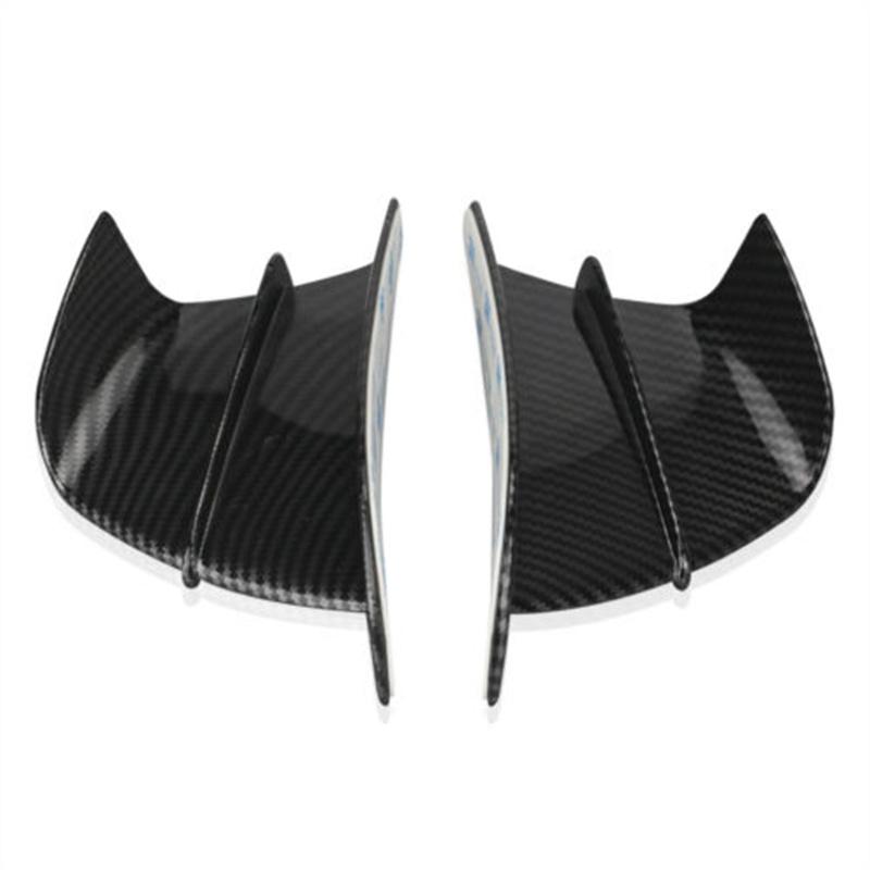 Universal Motorcycle Aerodynamic Winglet Carbon Fiber Style Side Wing Spoiler for Yamaha R15 R3 R6 BMW S1000RR Honda CBR,Easy Adhesive Install
