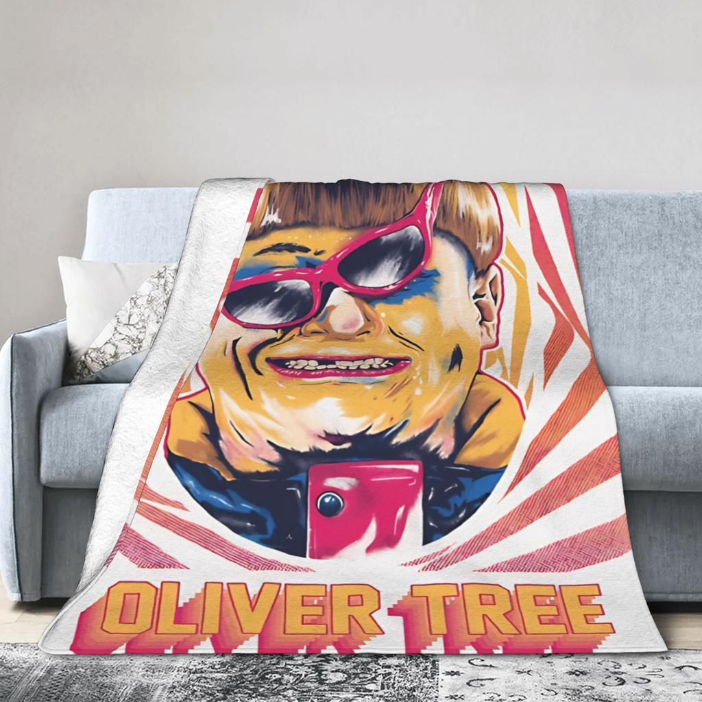 Oliver Tree Ugly is beautiful Wool Blanket Novelty Throw Blankets for Bed Sofa Couch 150*125cm Bedspread