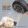 Pet Dog Shower Shower Nozzle Cleaning Beauty Bath Artifact Three-speed Pressurized Silicone Shower Head