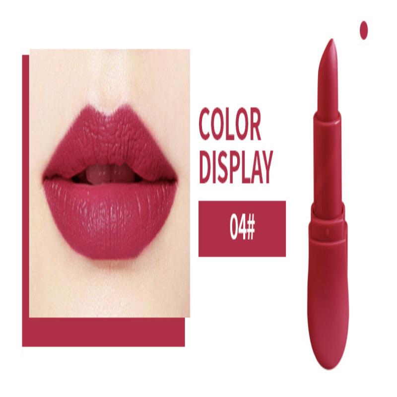 3.6G 12-Color Matte Lipstick Velvet Lip Color, Smooth, Waterproof, Long-Lasting Color Lip Makeup 4