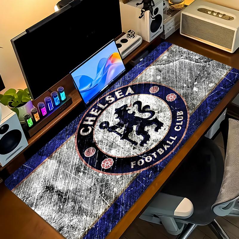 Chelsea F.C Print Cushion Non-slip Laptop Tablet Big Mousepad XXL Mat Mini PC Playmat With Lock edge