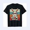 Retro Easter Bunny Kids Boys Girls Funny T Shirt