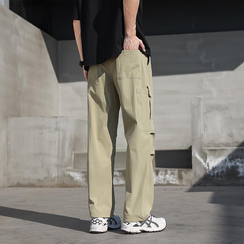 Firstview Men's Lightweight Ice Silk Cargo Pants