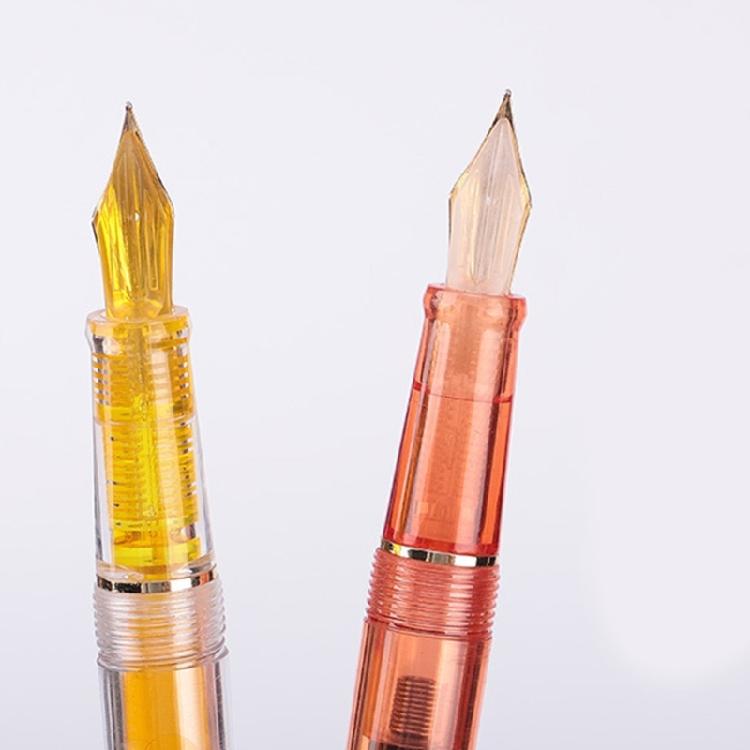 0.5mm Calligraphy Pen Fountain Pen for Teacher Students Adult Smooth Writing Pen Clear Signature Pen Colored Ink Pen